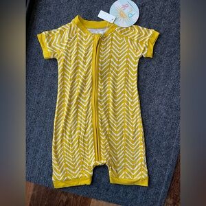 Little Sleepies Sunny Chevron Shorty NWT